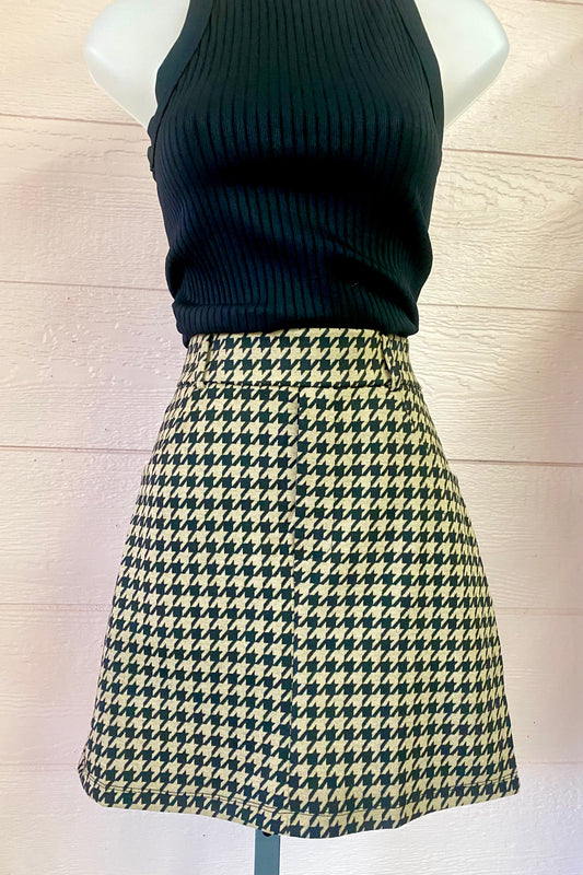 Plaid Mini Skirt