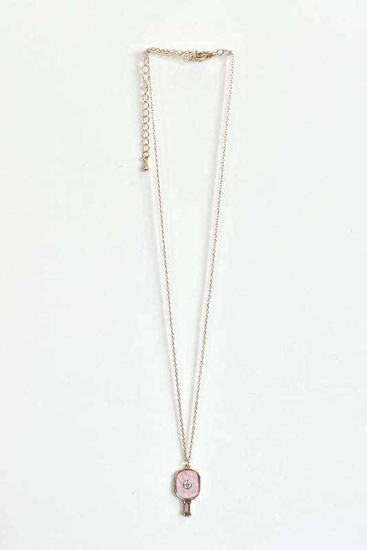Pickleball Pendant Necklace