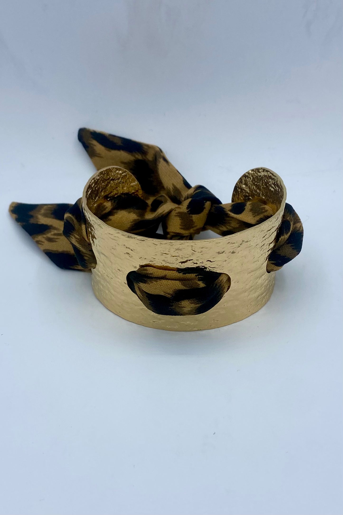 Wide Cuff & Scarf Bracelet