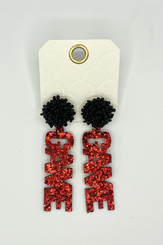 Gameday PomPom Earrings