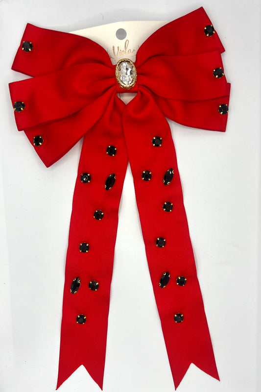 Gameday Jeweled Long Tail Bow