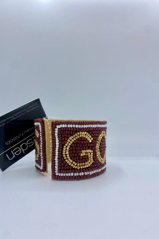 Go Noles Beaded Cuff