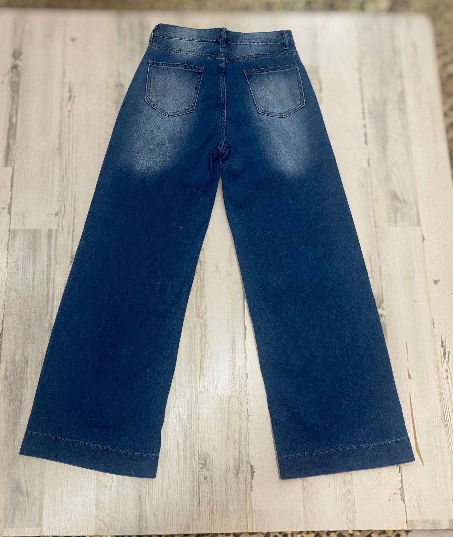 Classic Washed Straight-Leg Jeans
