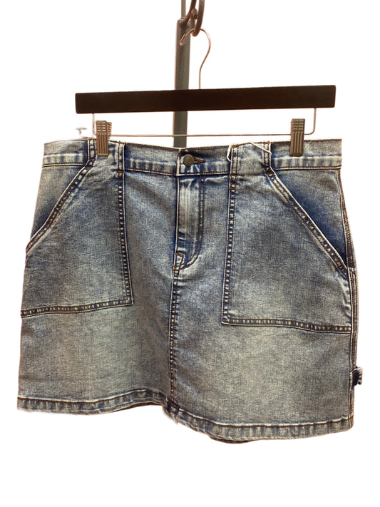 Cargo Denim Mini Skirt