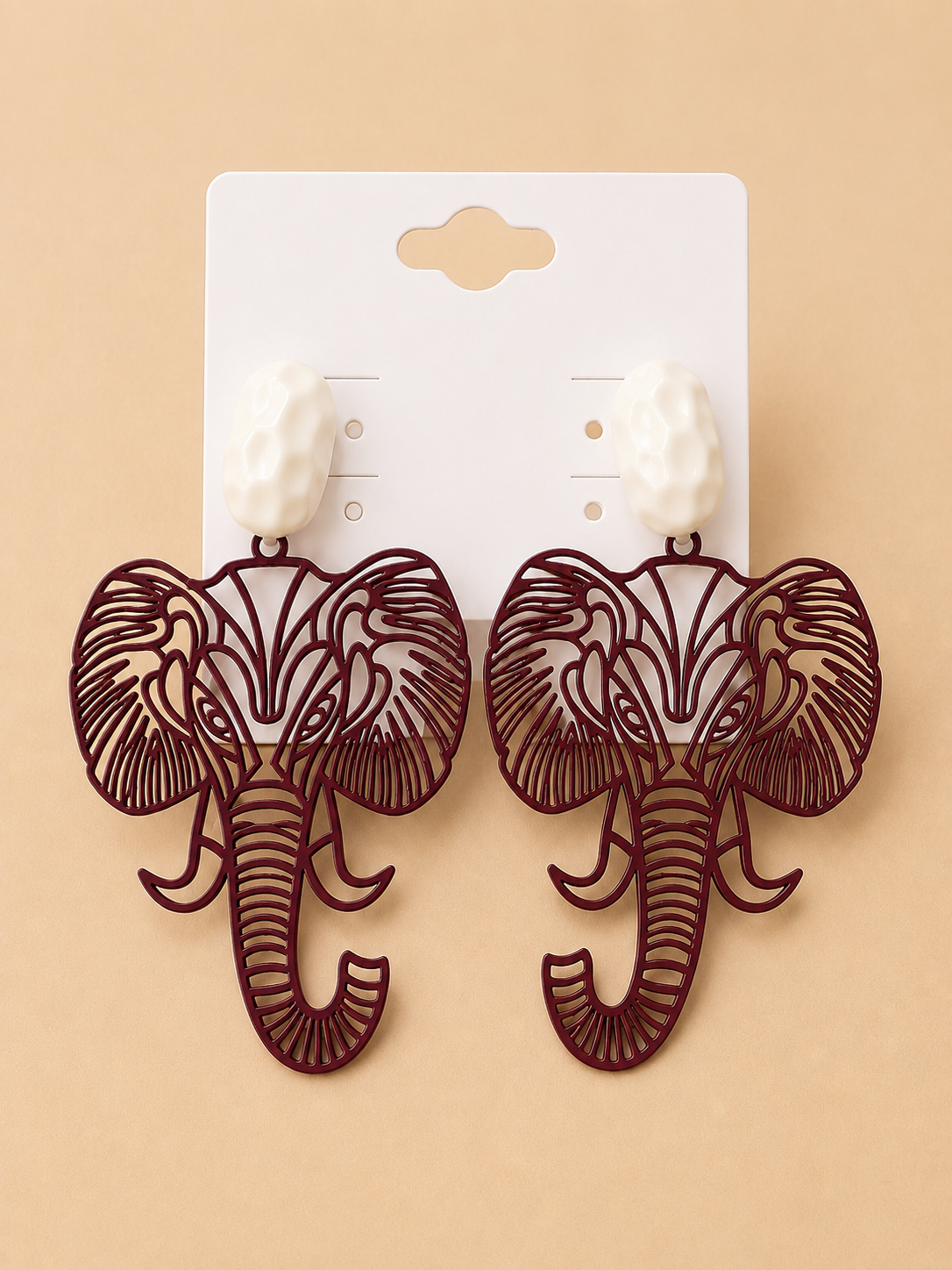 Elephant Filigree Earrings
