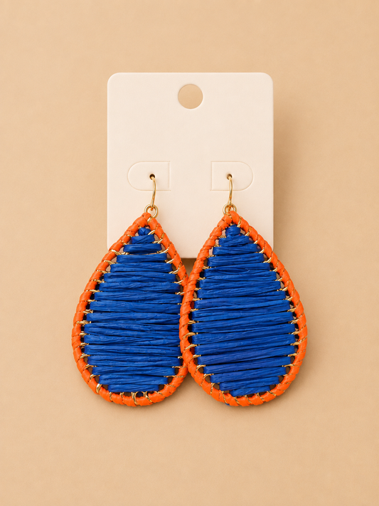Raffia Gameday Earrings