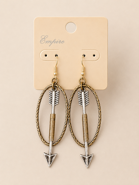 Arrowhead Hoop Earrings