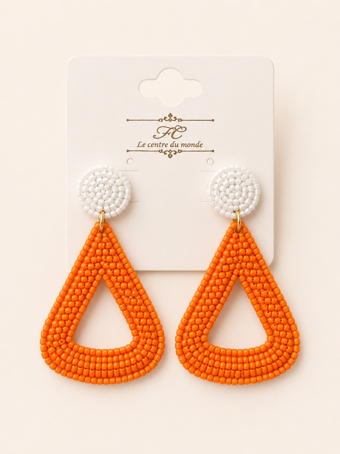 Beaded Drop Earrings