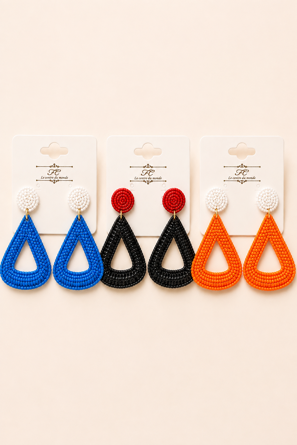 Beaded Drop Earrings