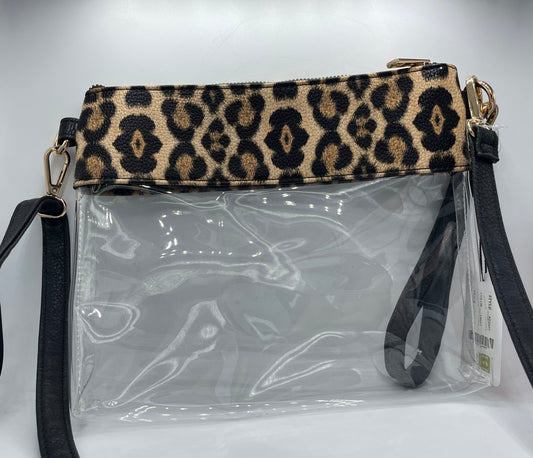 Animal Print Clear Bag