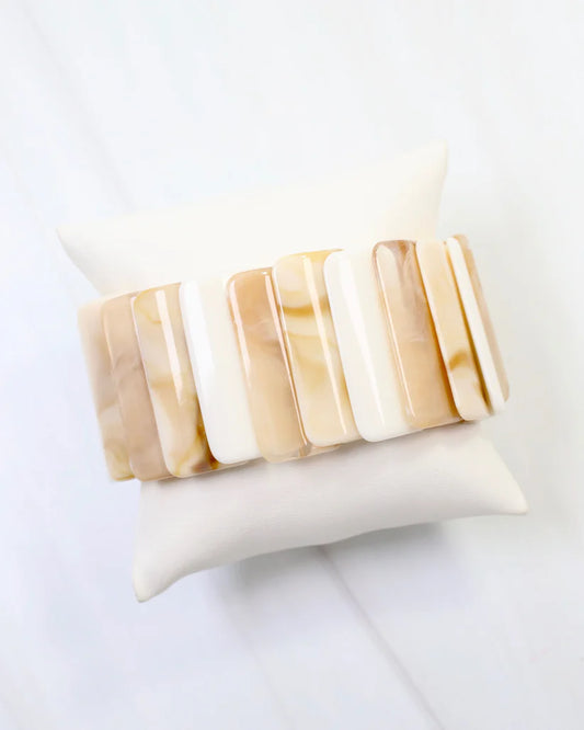 Canton Layered Stretch Bracelet