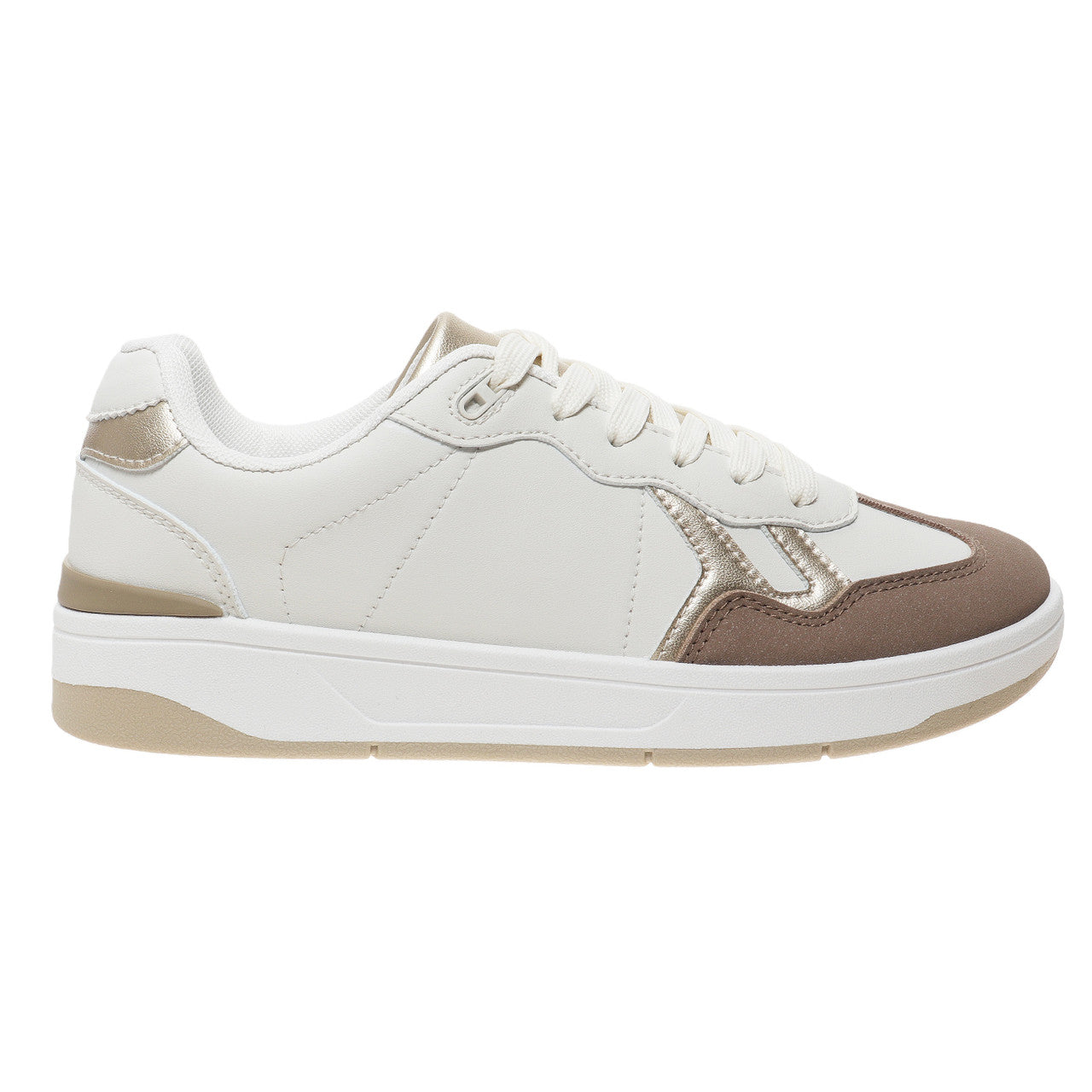Neutral/Gold Sneakers