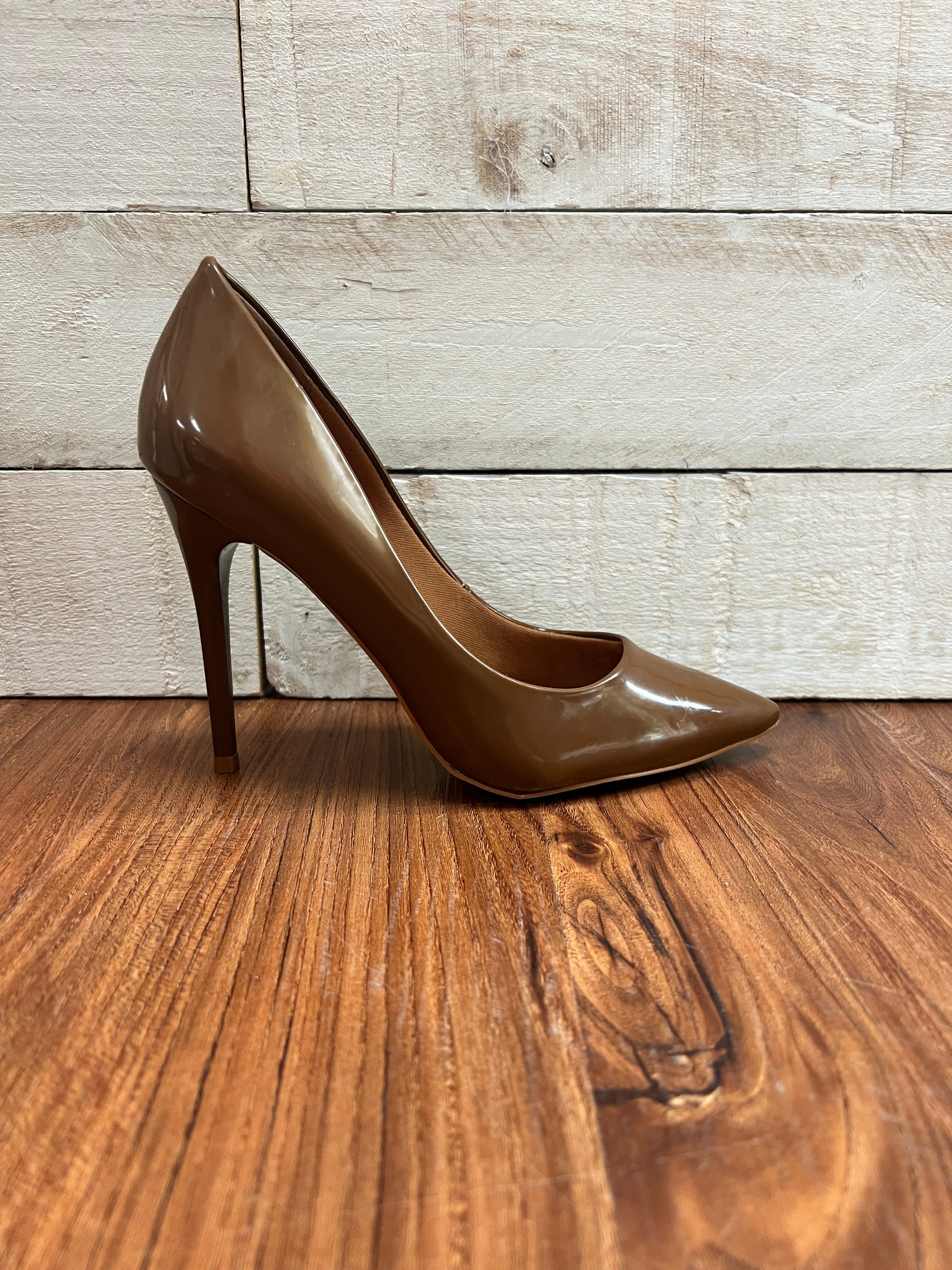 HD wallpaper: pair of women's brown leather open-toe pumps, vector, high  heels | Wallpaper Flare