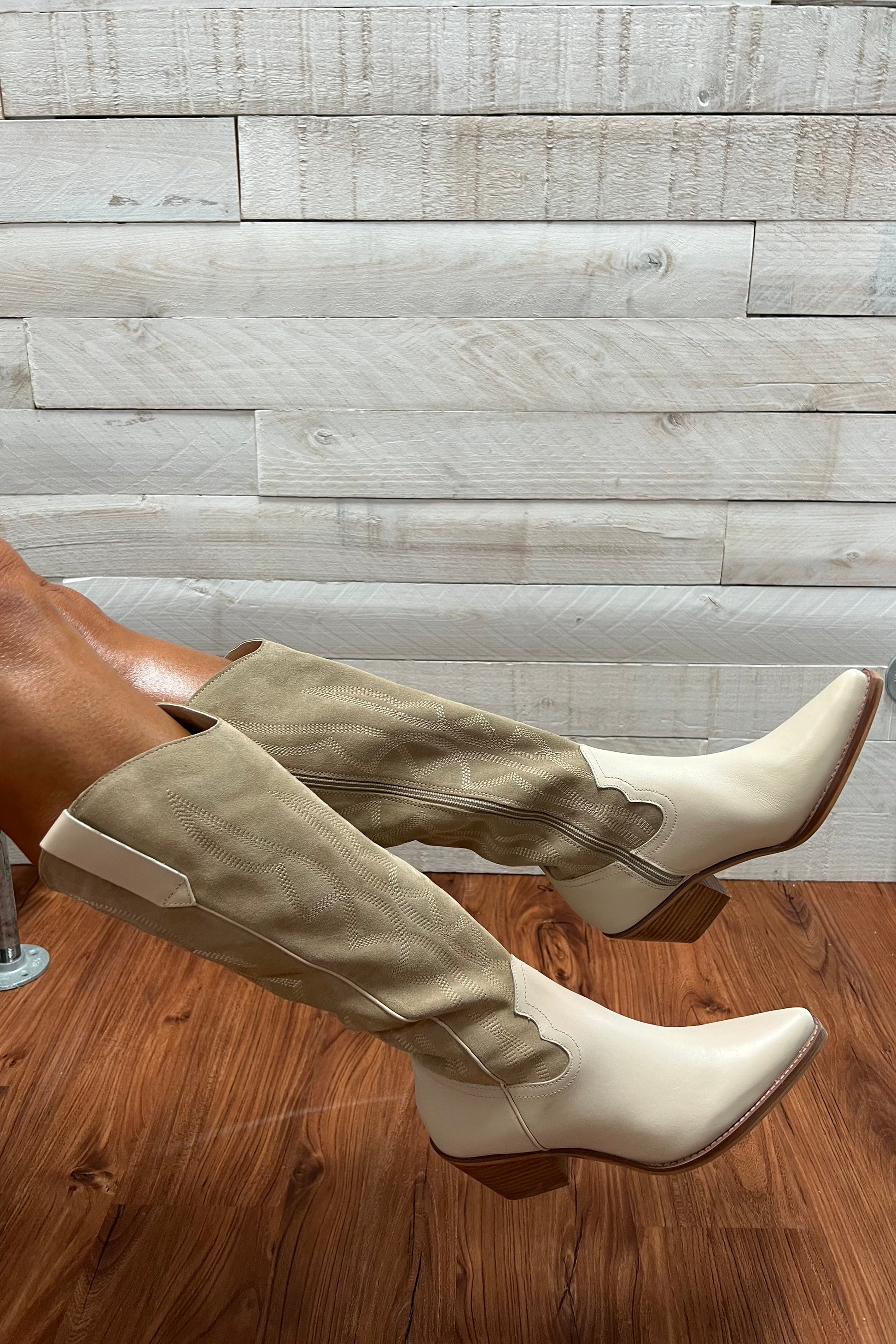 Alpine Tall Western Boots – Chocolate Shoe Boutique